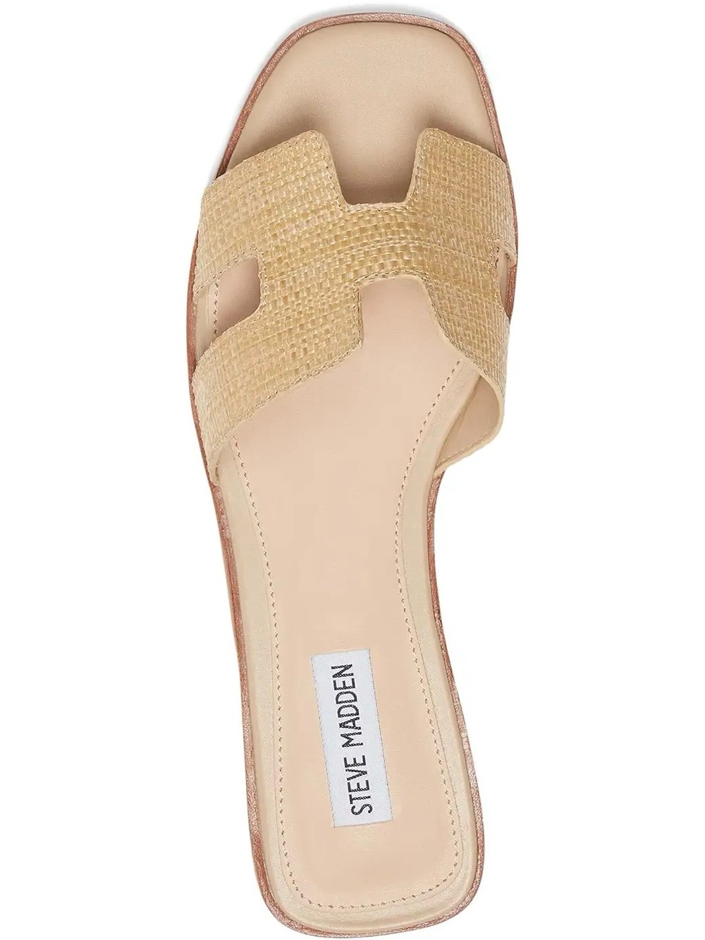 Steve Madden Gold Woven Slide Mule